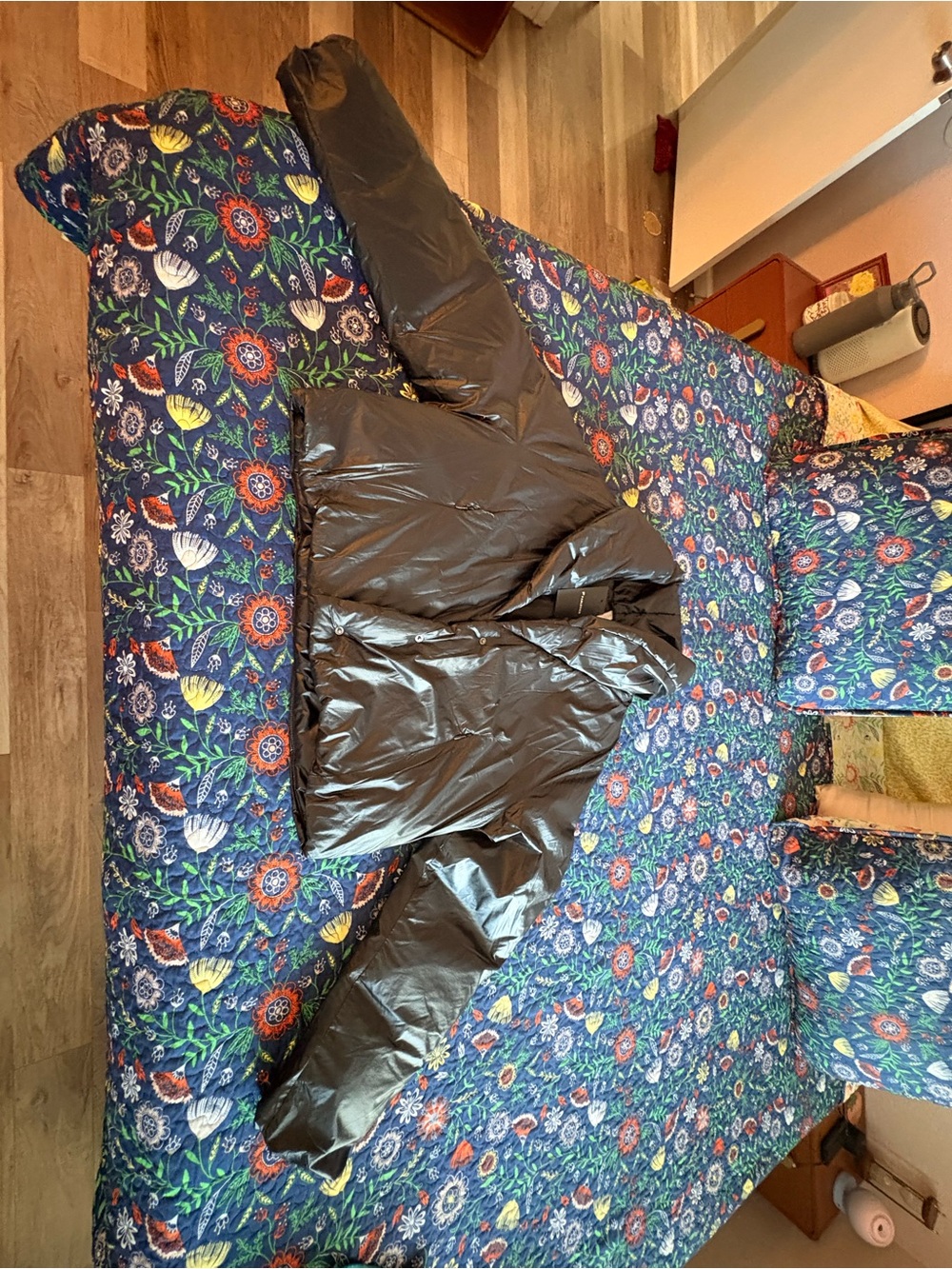 Black Puffer Jacket - Unbranded